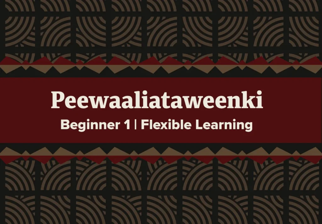 Peewaalia Beginner 1 Flexible [3/10/25]